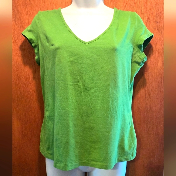 Newport News Tops - Newport News Green Short Sleeve Tee SzL